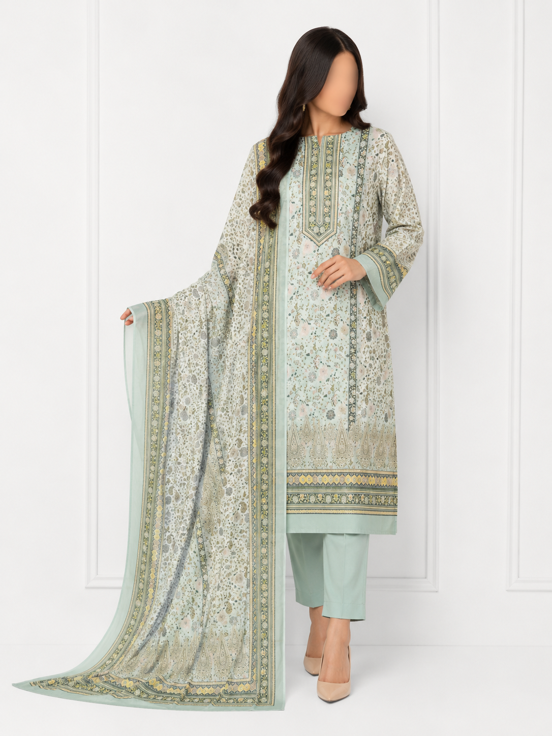 MAHJABEEN SIGNATURE LAWN P47