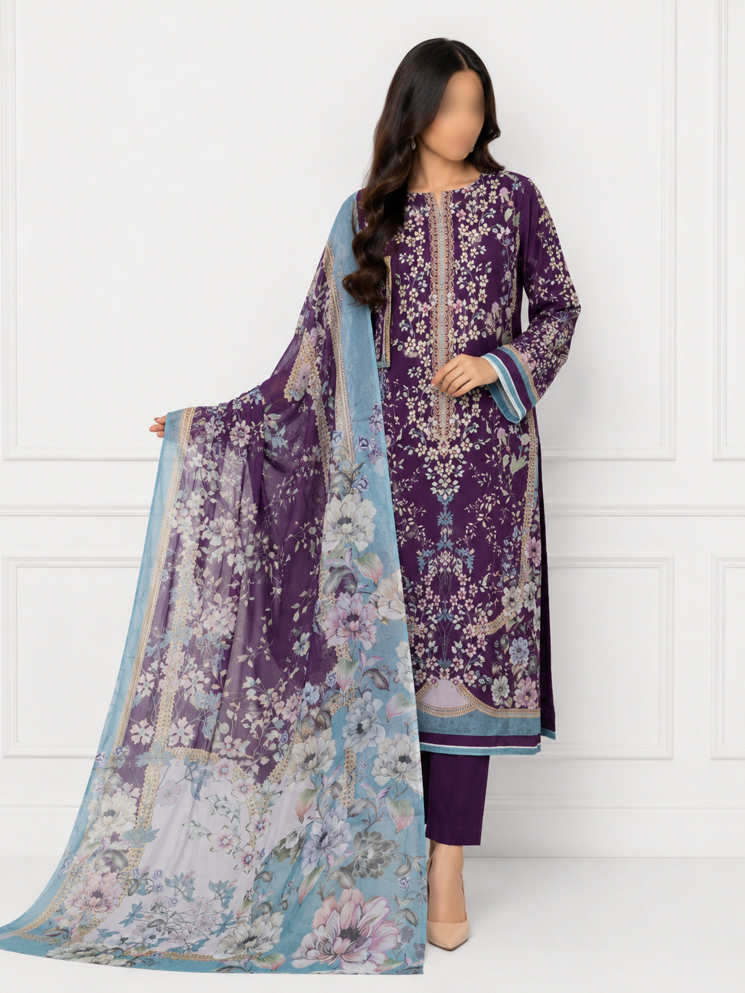 MAHJABEEN SIGNATURE LAWN P46
