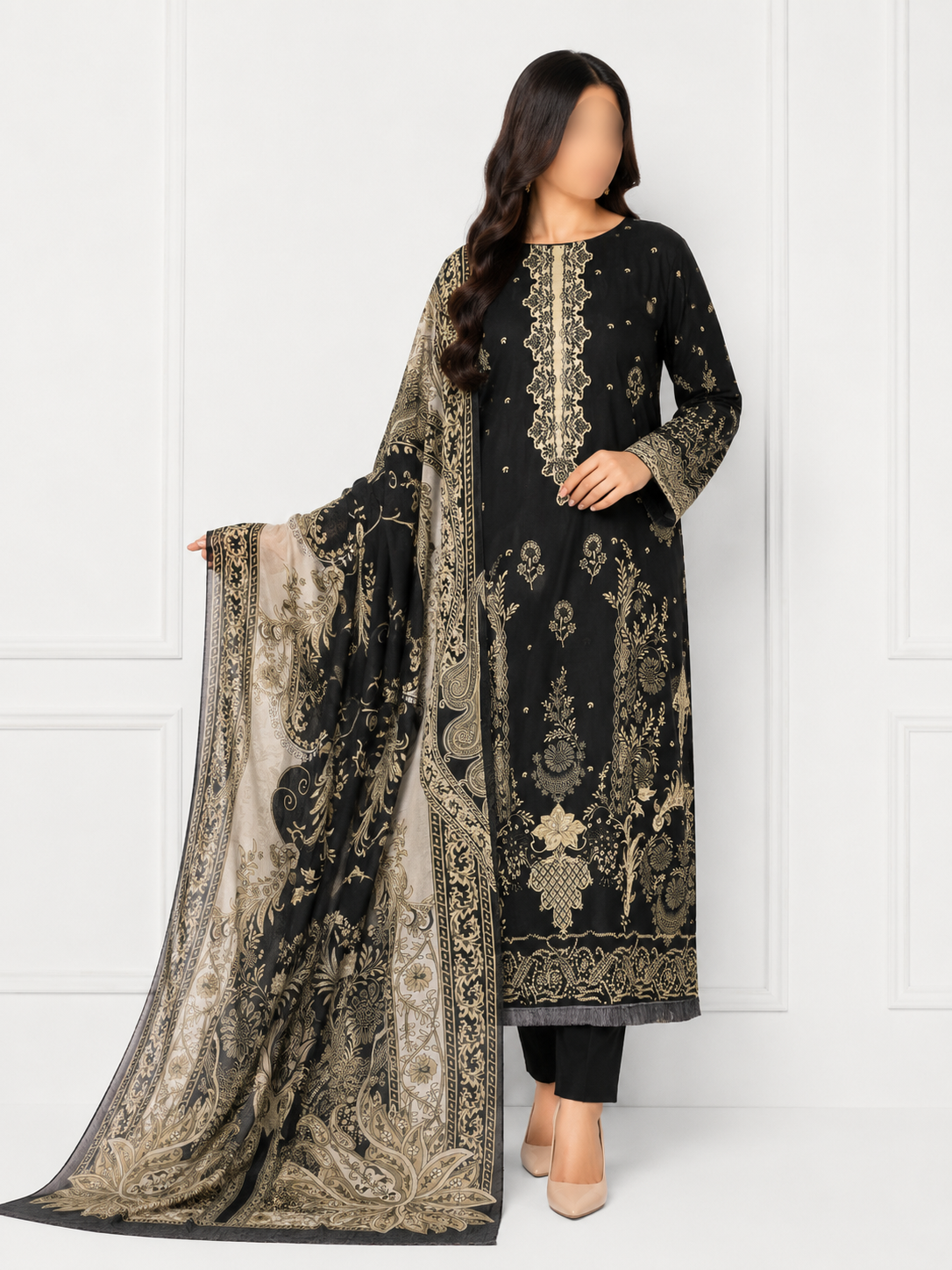 MAHJABEEN SIGNATURE LAWN P43