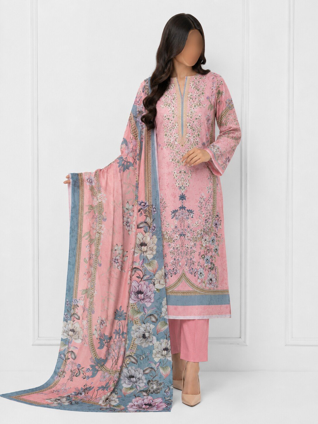 MAHJABEEN SIGNATURE LAWN P49