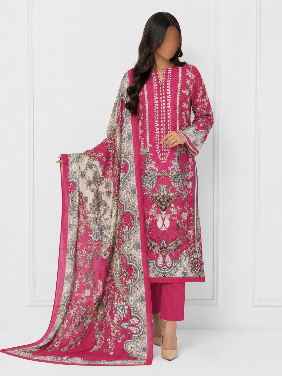 MAHJABEEN SIGNATURE LAWN P50