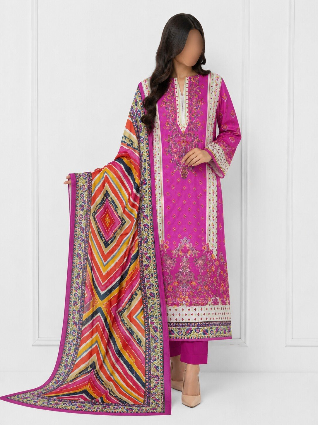 MAHJABEEN SIGNATURE LAWN P58