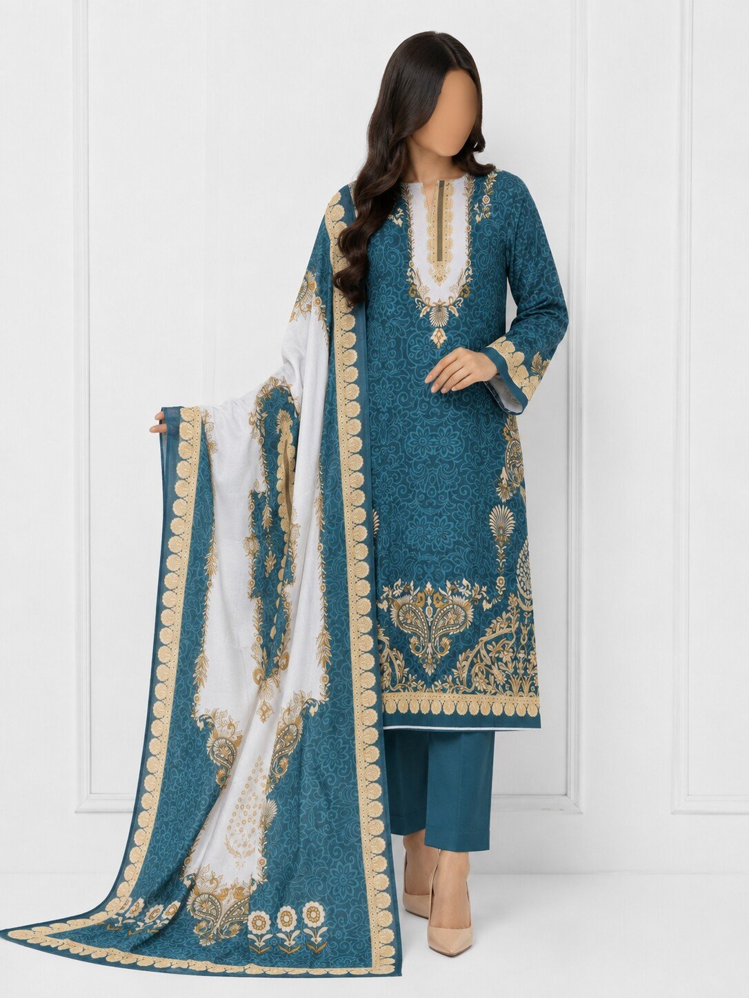 MAHJABEEN SIGNATURE LAWN P60