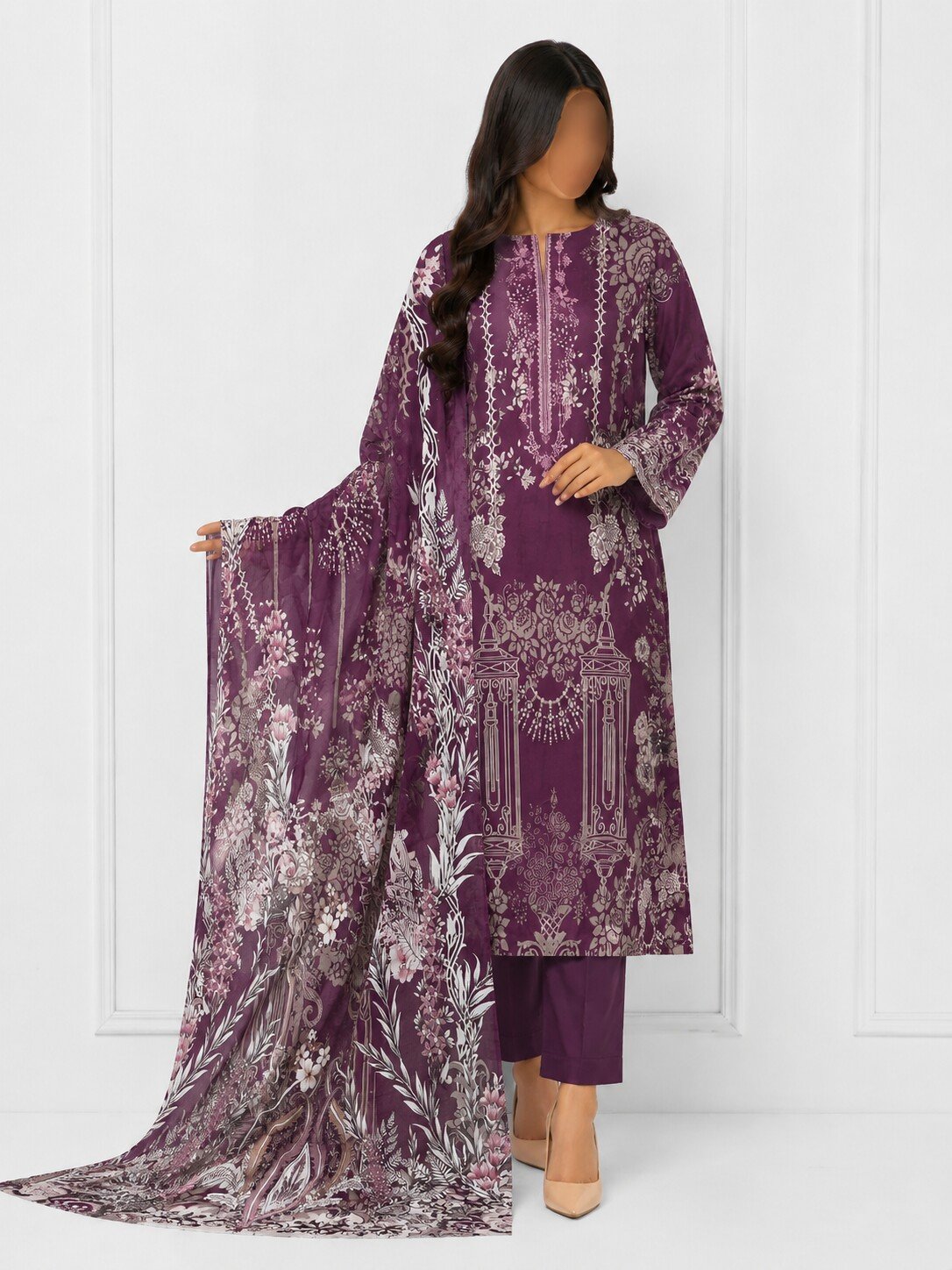 MAHJABEEN SIGNATURE LAWN P63