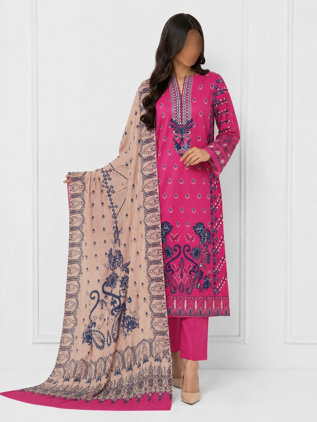 MAHJABEEN SIGNATURE LAWN P66