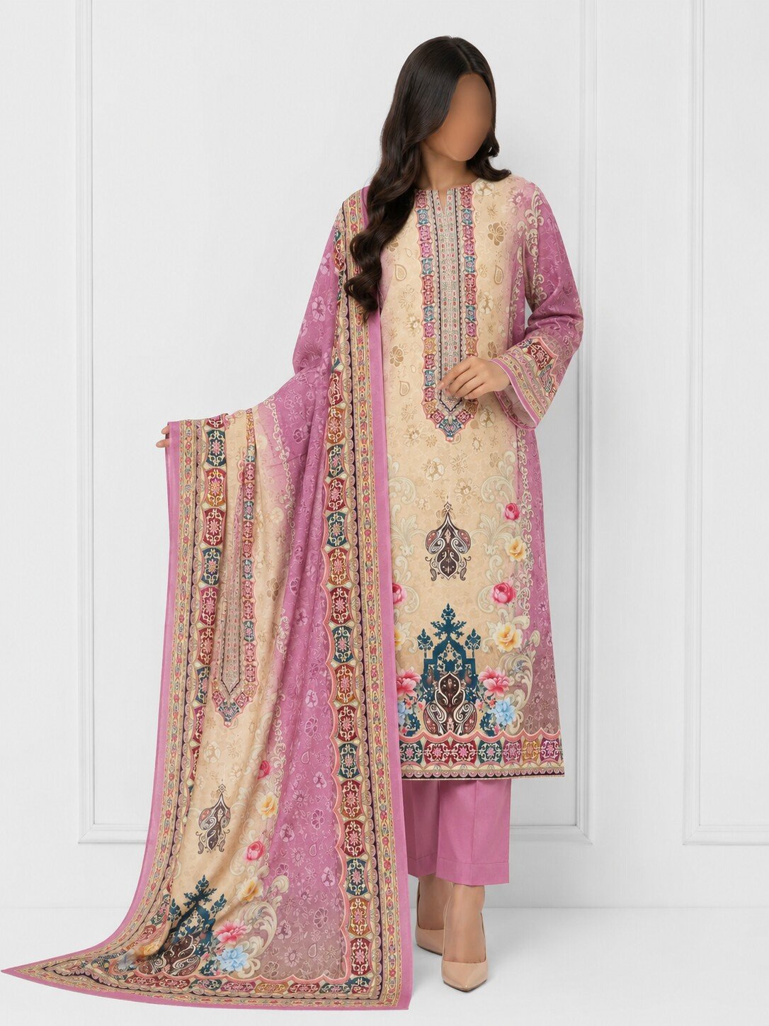 MAHJABEEN SIGNATURE LAWN P67