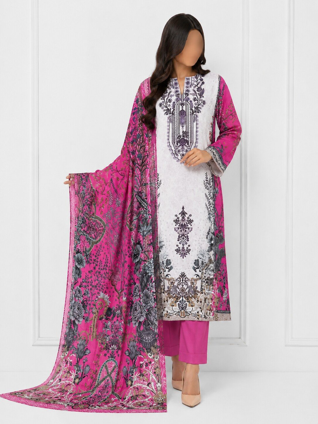 MAHJABEEN SIGNATURE LAWN P69