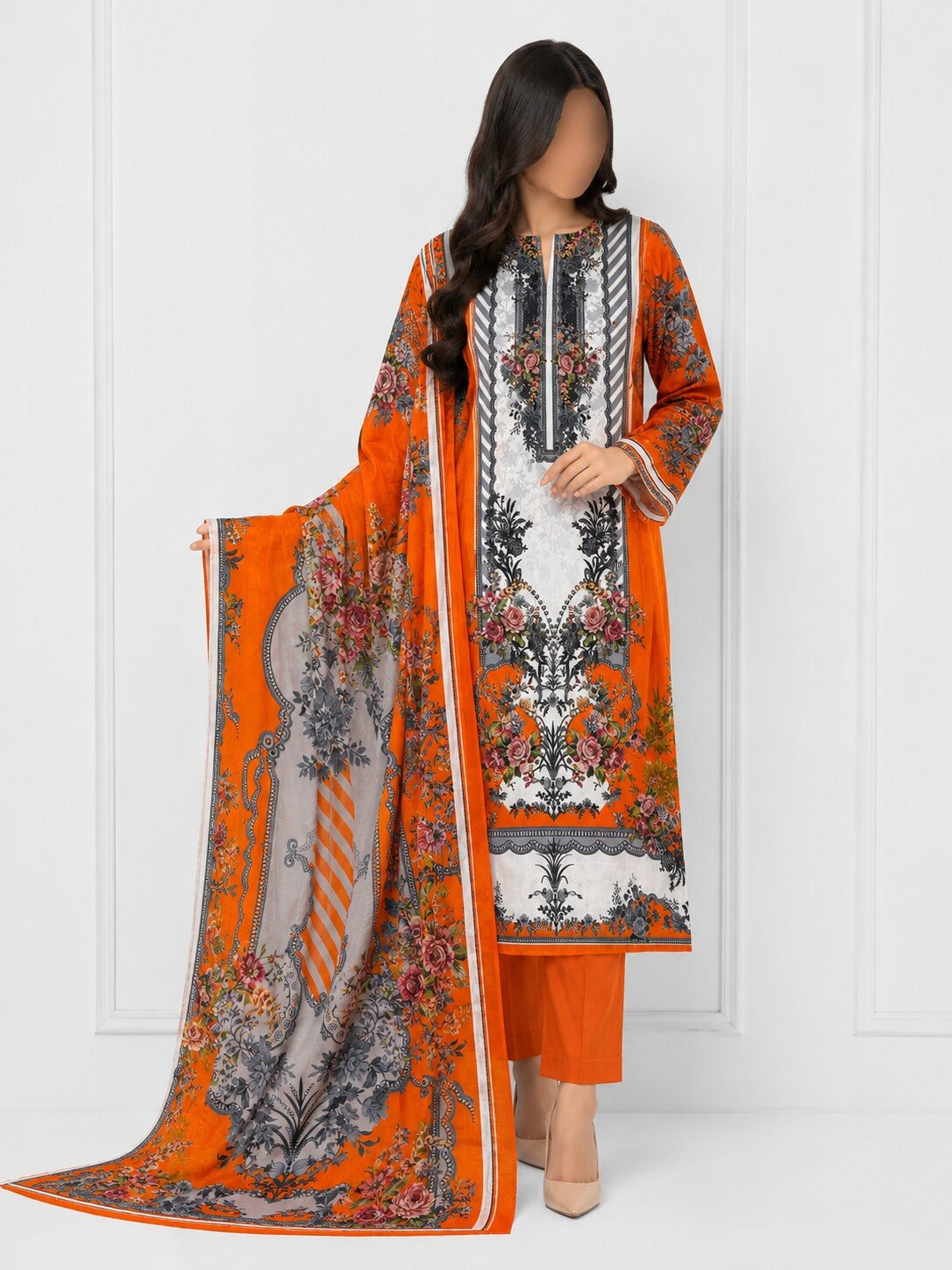 MAHJABEEN SIGNATURE LAWN P73
