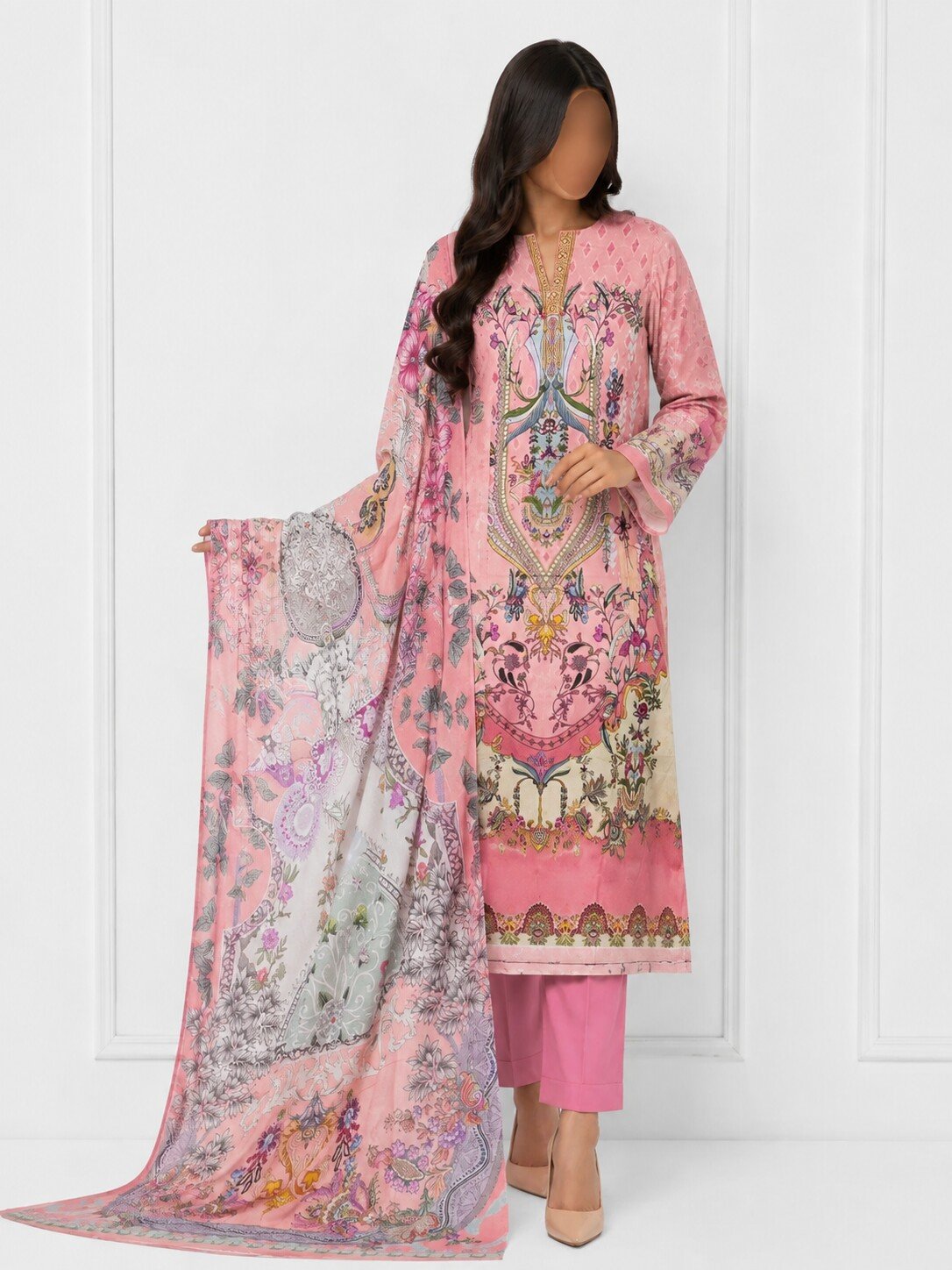 MAHJABEEN SIGNATURE LAWN P78