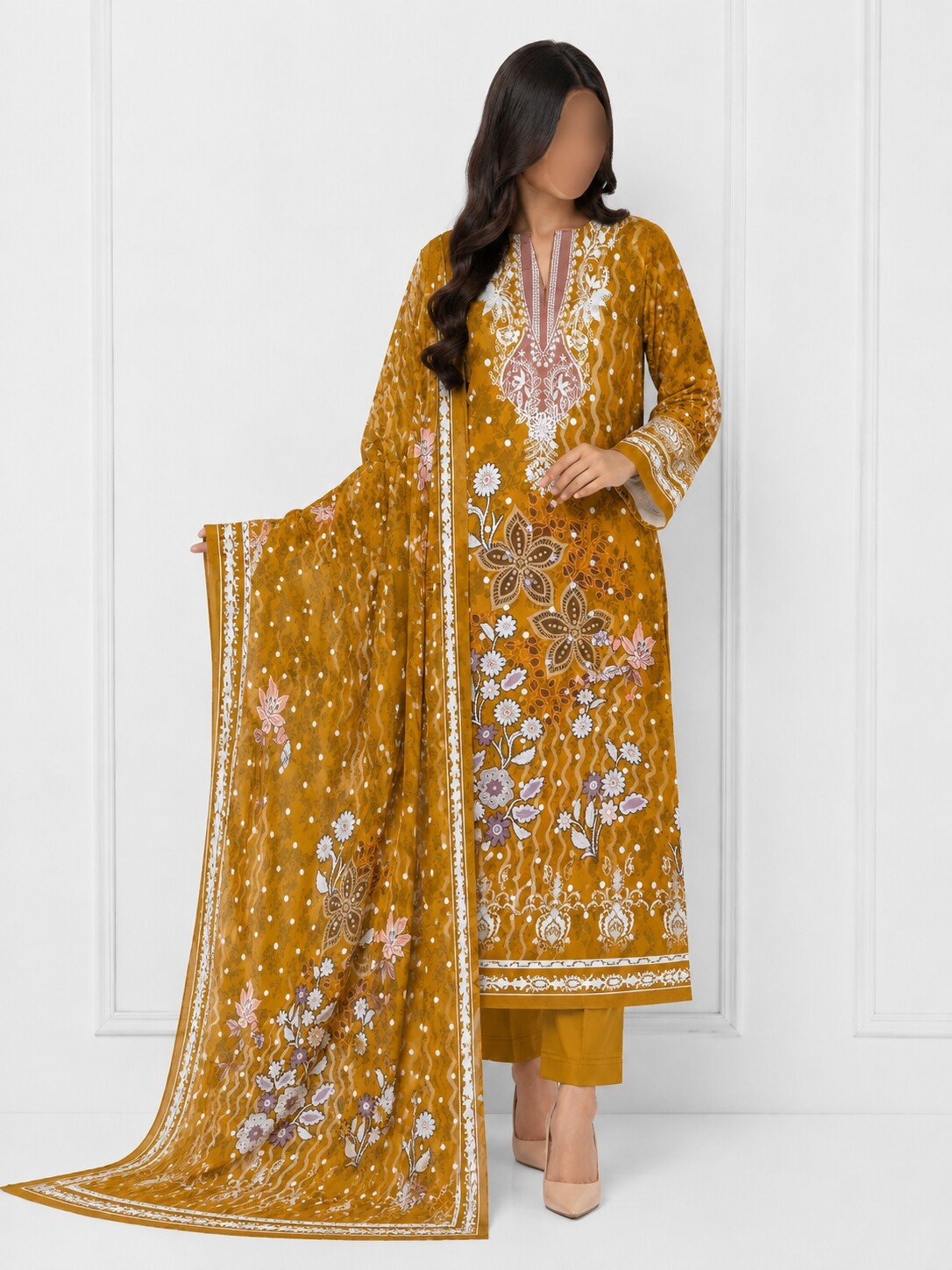 MAHJABEEN SIGNATURE LAWN P83