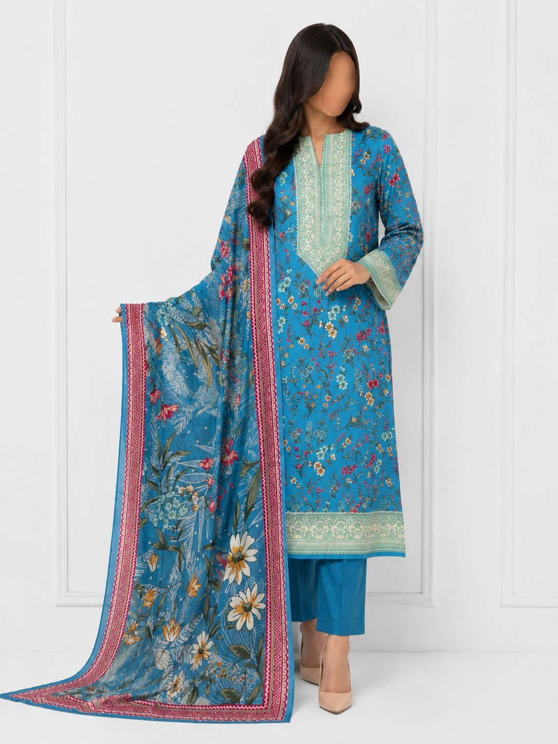 MAHJABEEN SIGNATURE LAWN P87