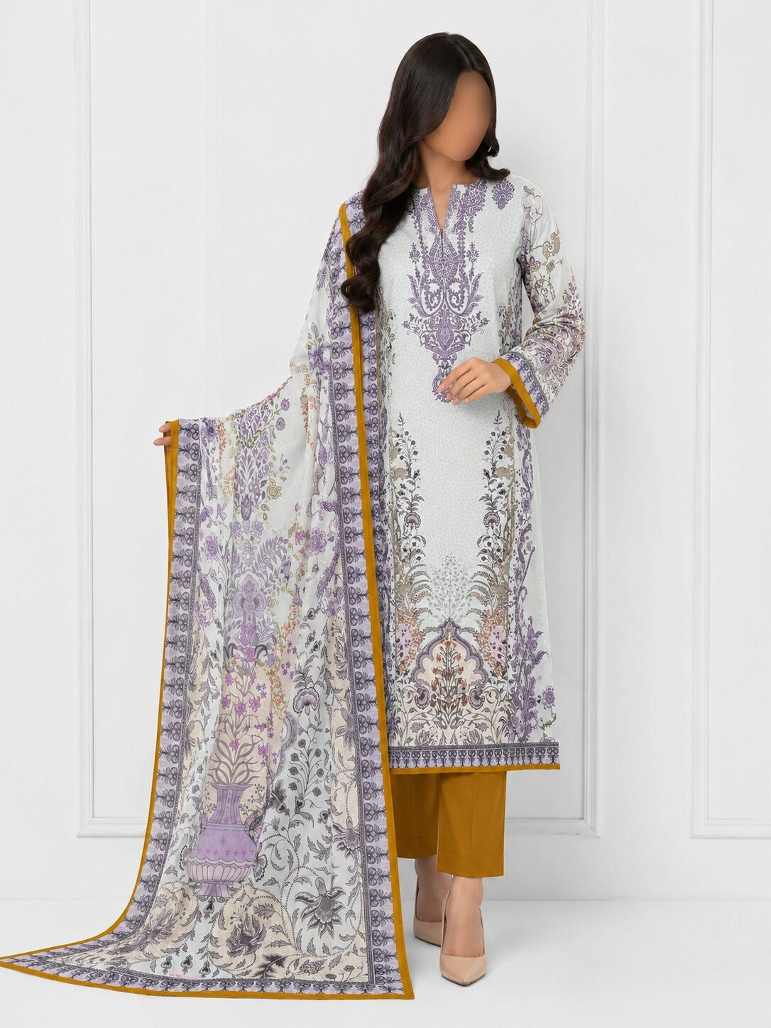 MAHJABEEN SIGNATURE LAWN P88