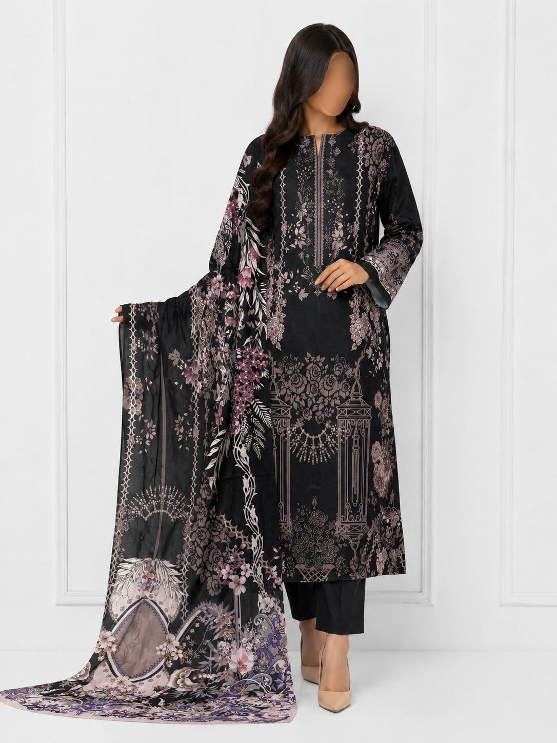 MAHJABEEN SIGNATURE LAWN P91