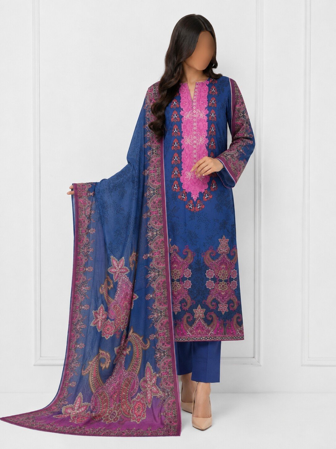 MAHJABEEN SIGNATURE LAWN P92