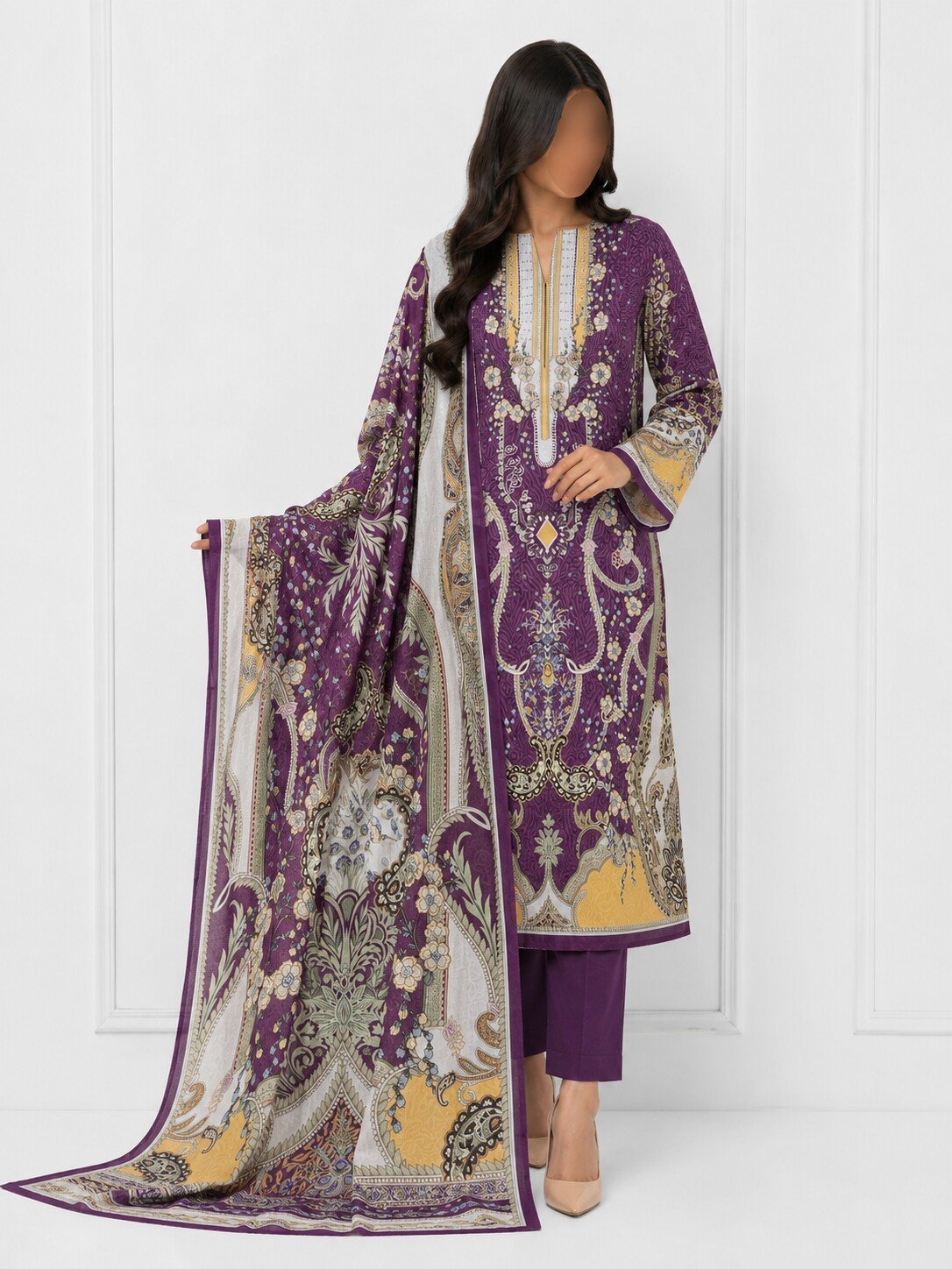 MAHJABEEN SIGNATURE LAWN P95