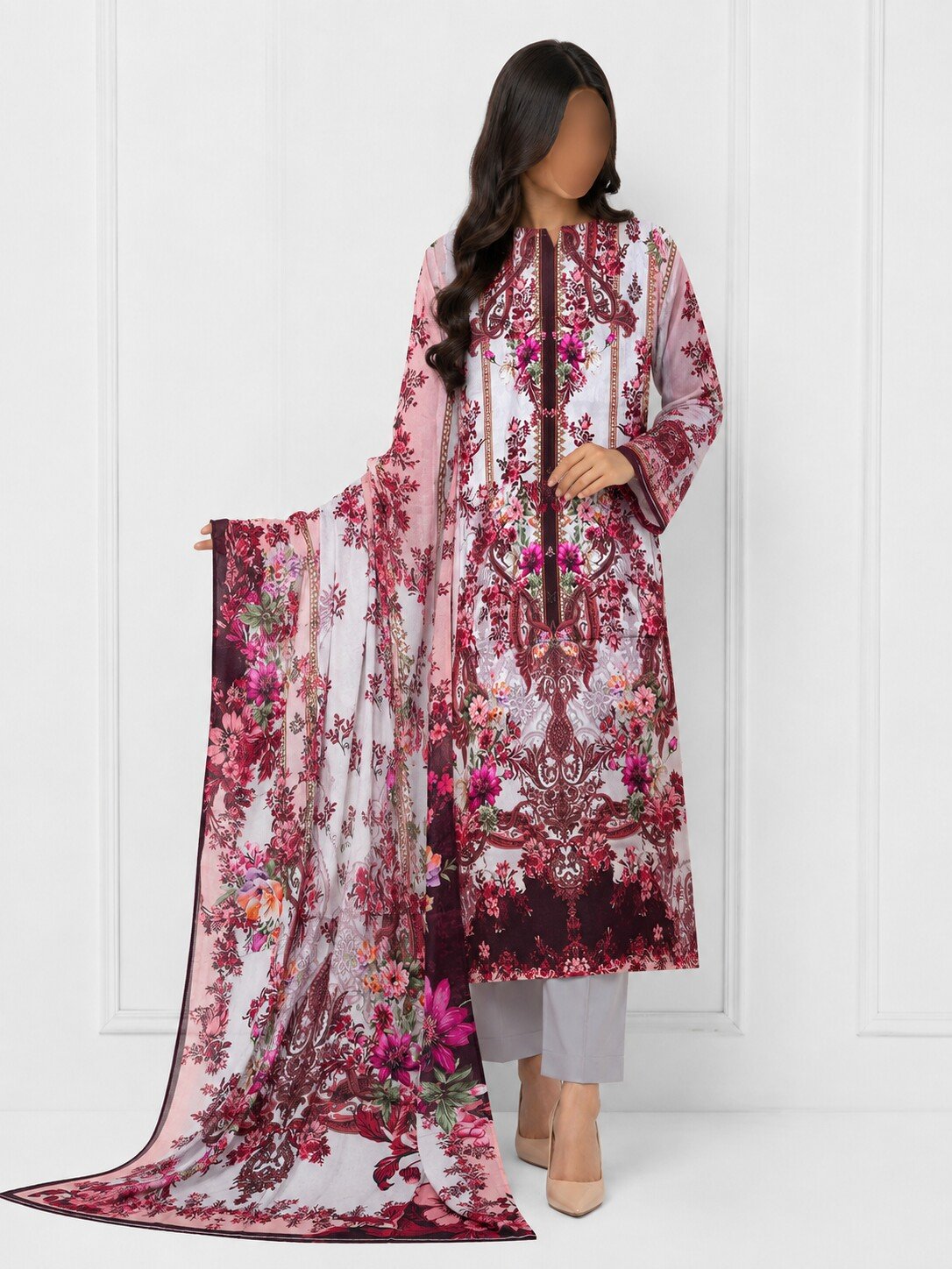 MAHJABEEN SIGNATURE LAWN P98